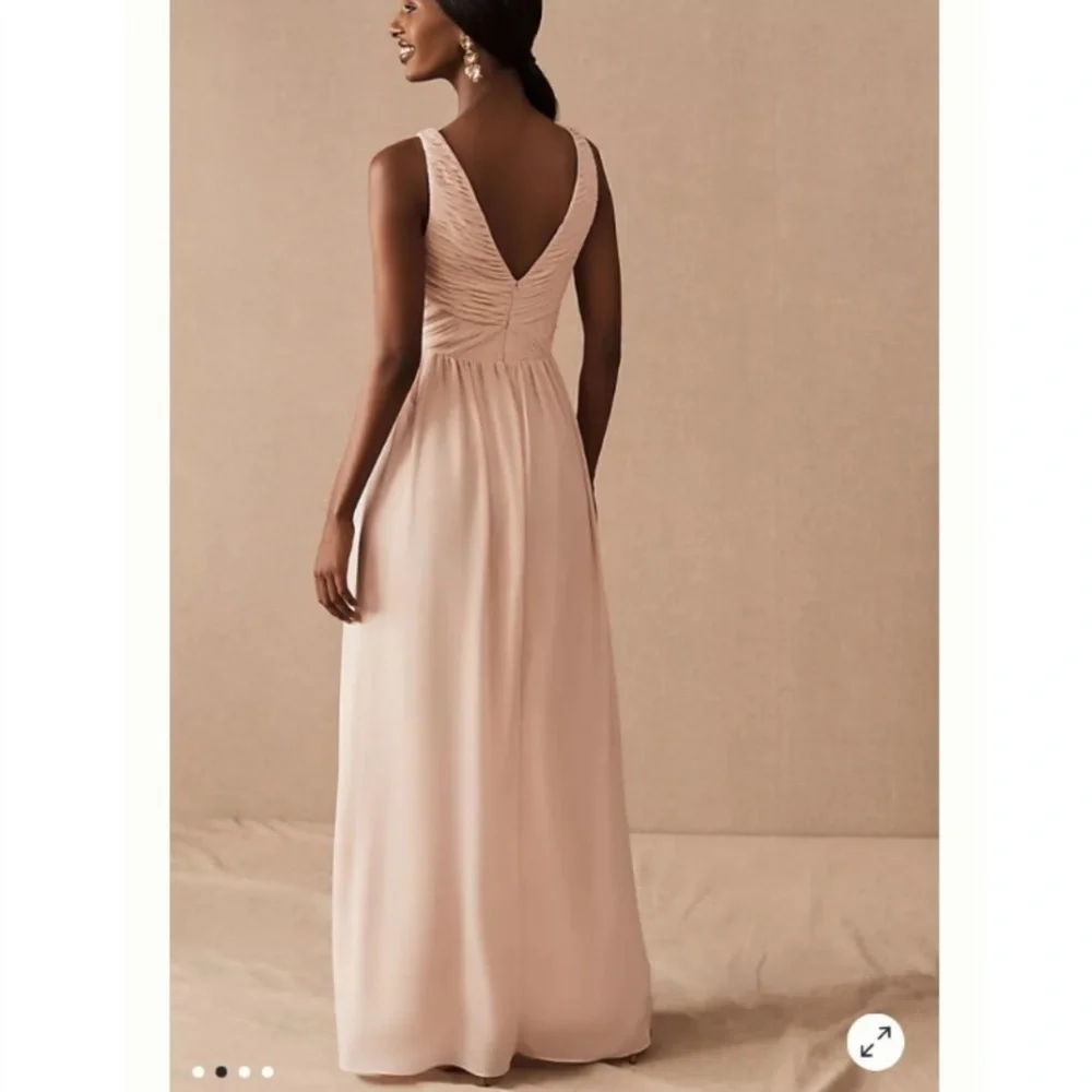 NEW BHLDN Anthropologie Corsa Chiffon Dress Size Small